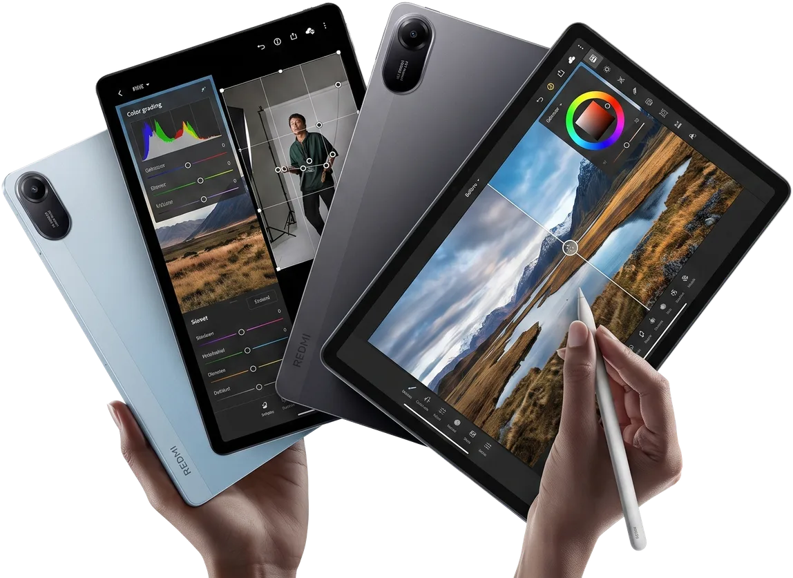 Cinco tablets Redmi Pad 2 do sorteio